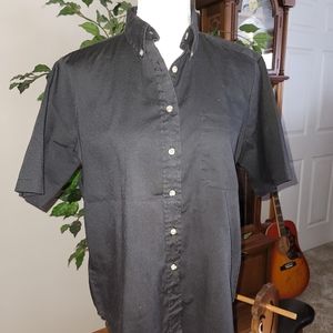 Womans short sleeve button down